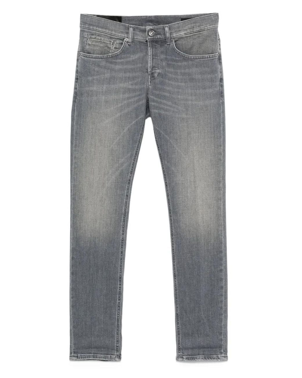 Dondup Gray Icon Five-Pocket Jeans for men