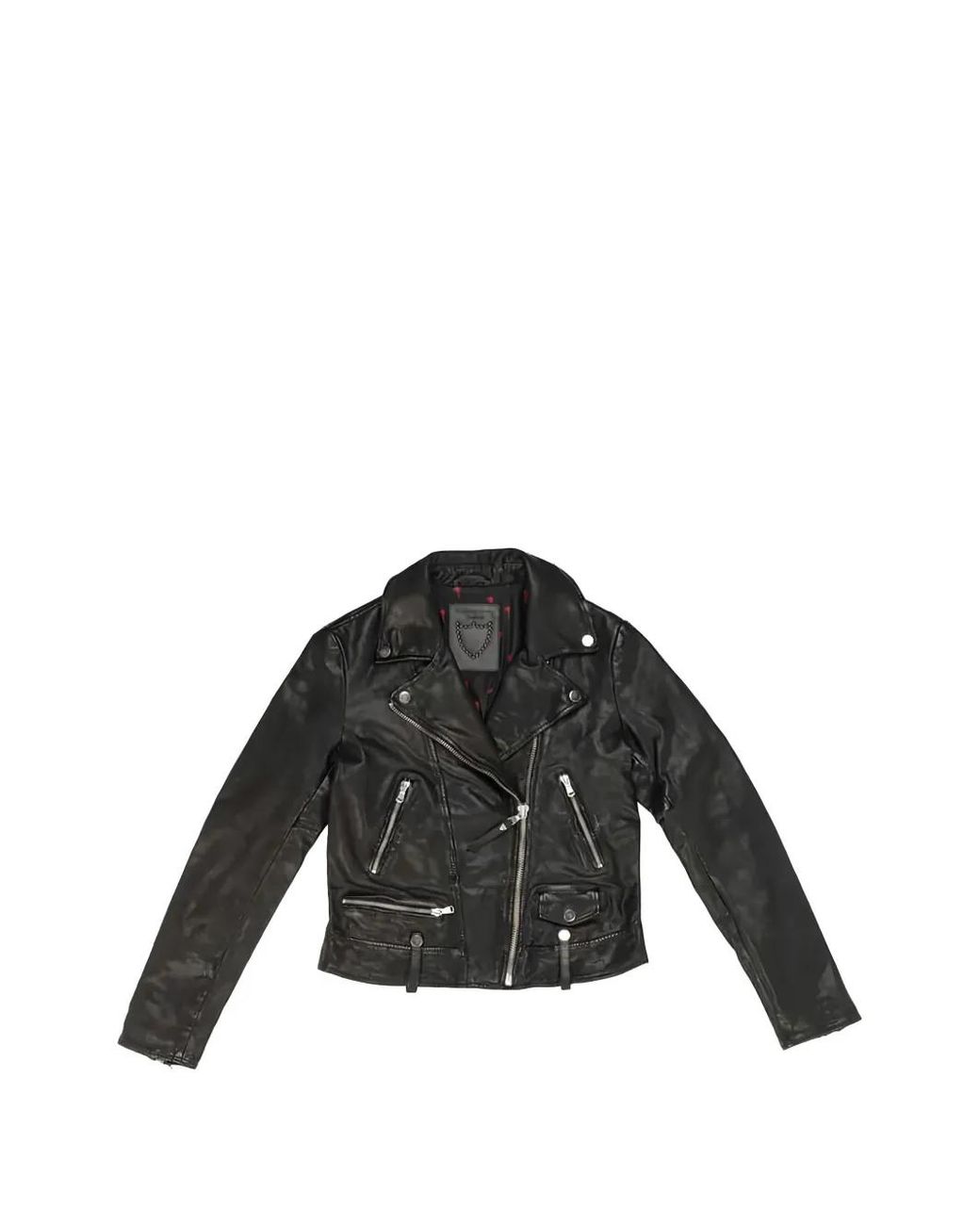 HTC Black Santa Ana Stud-Embellished Leather Jacket
