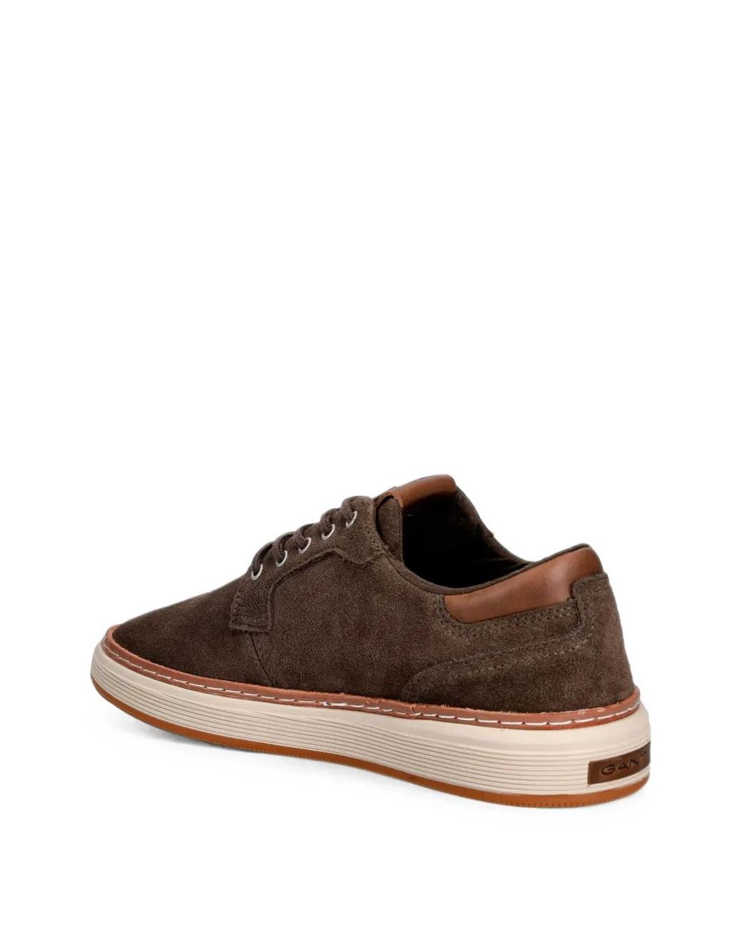 Gant Brown Suede Lace-Up Sneakers for men