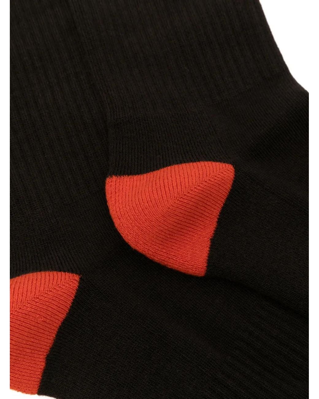 Etudes Studio Black Chaussettes En Maille Nervurée