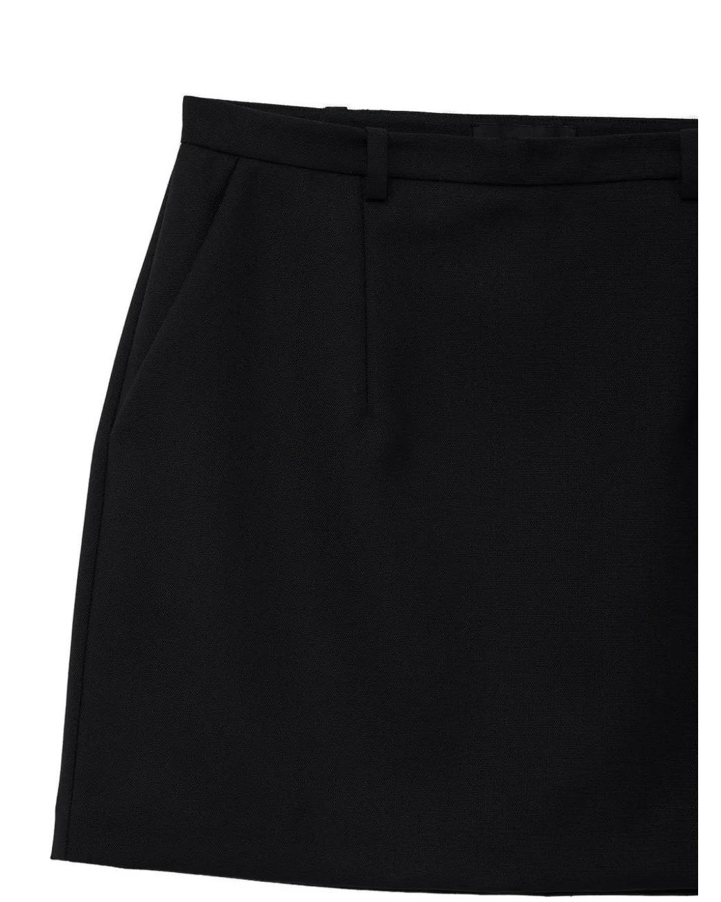 Anine Bing Black Livy Skirt
