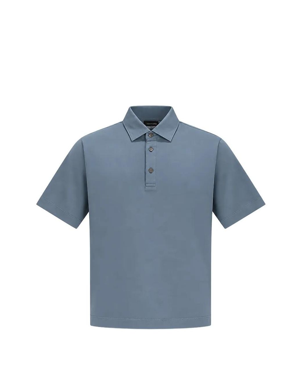 Tombolini Blue Short-Sleeve Polo Shirt for men