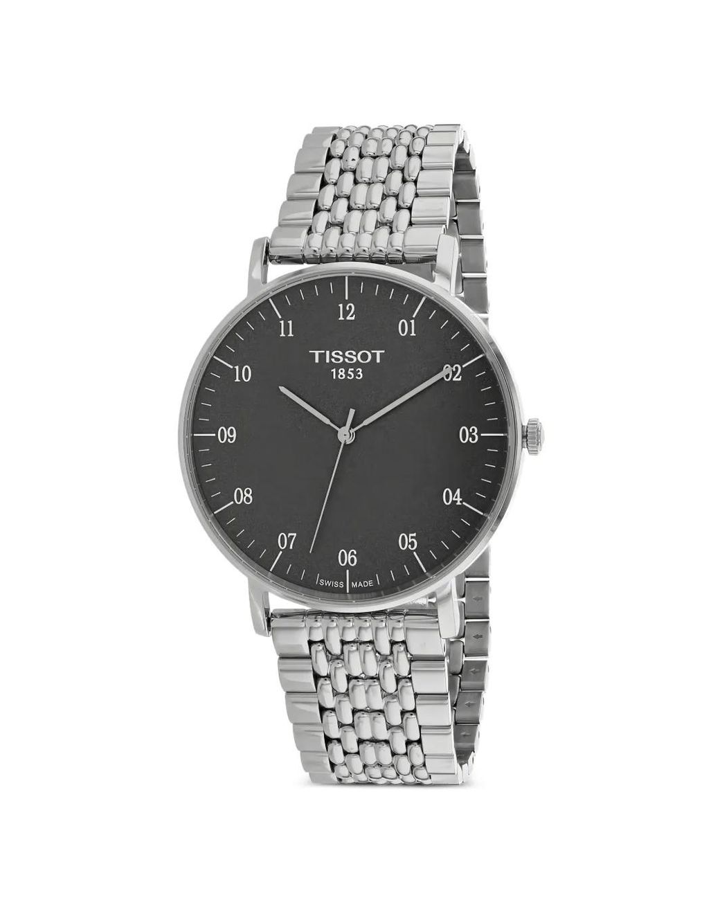 Tissot Gray Everytime 41Mm Watch for men
