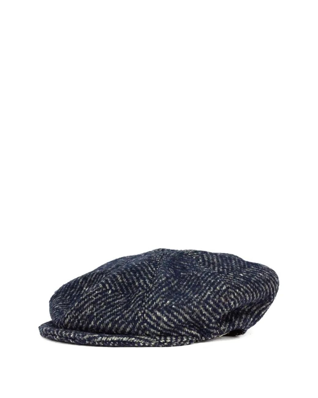 Catarzi Blue Herringbone Beret