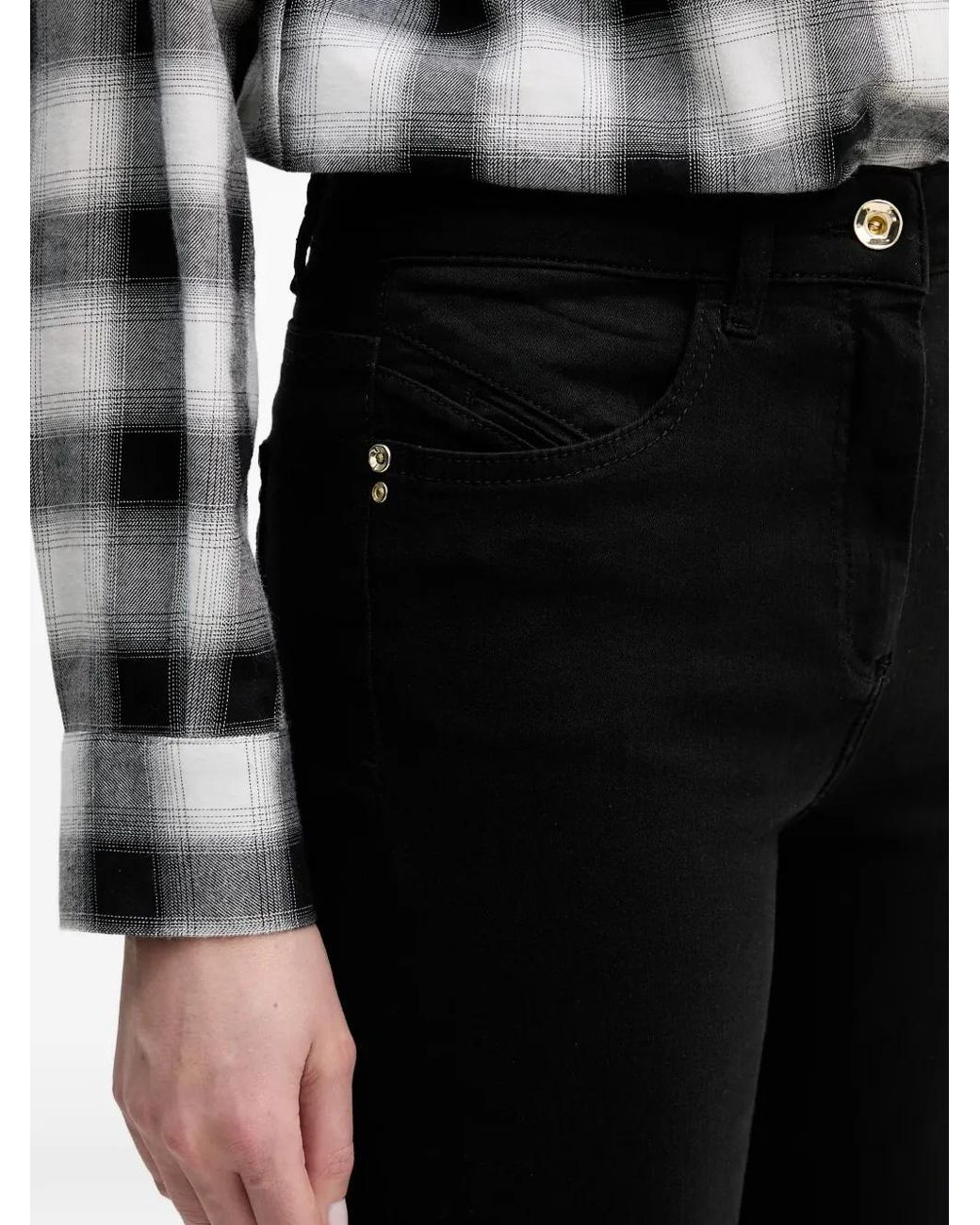 Patrizia Pepe Black Flared Jeans