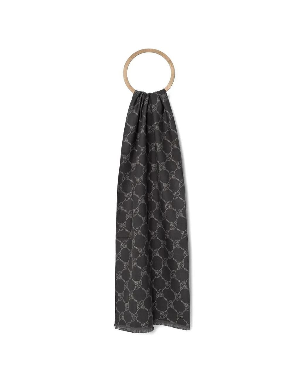 Joop! White Cornflower-Pattern Scarf for men