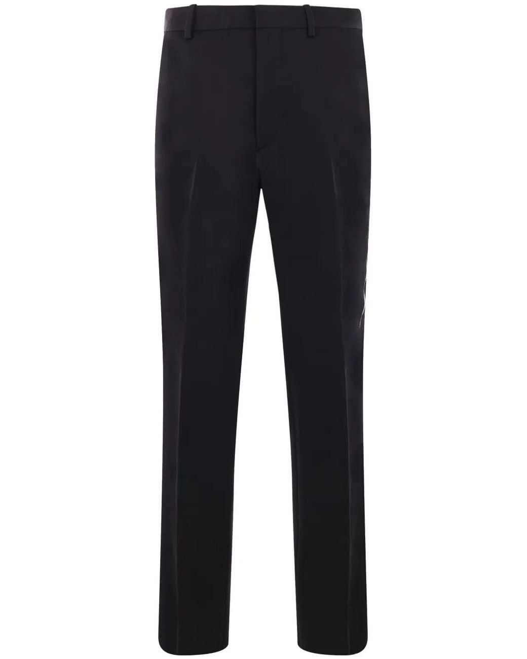 OAMC Blue Straight-Leg Tailored Trousers for men