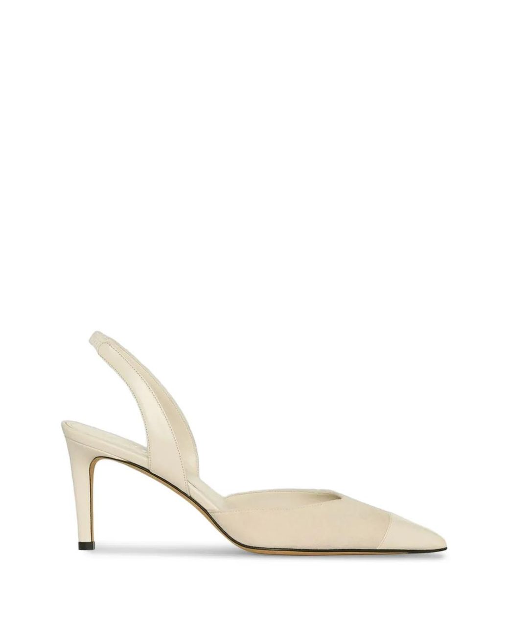 Slingback di Kiton in White