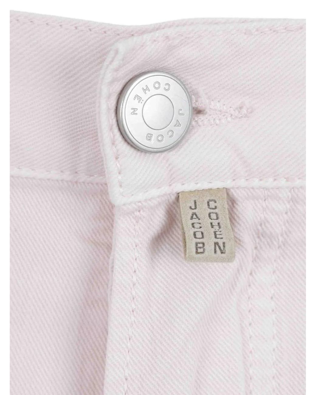 Jacob Cohen White Logo-Patch Jeans for men