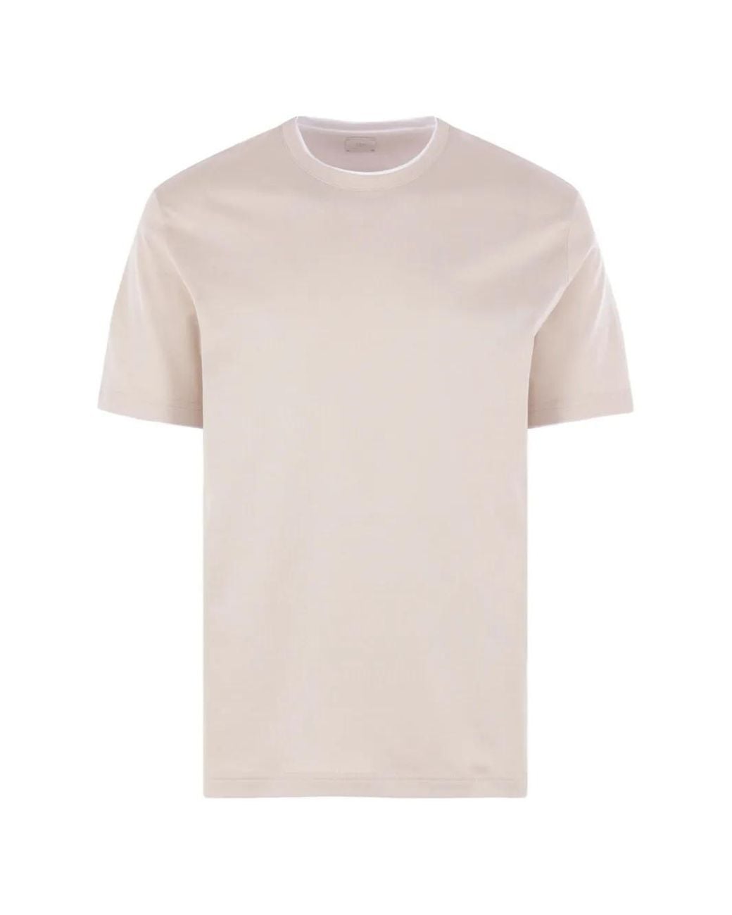 Eleventy White Crew-Neck T-Shirt for men