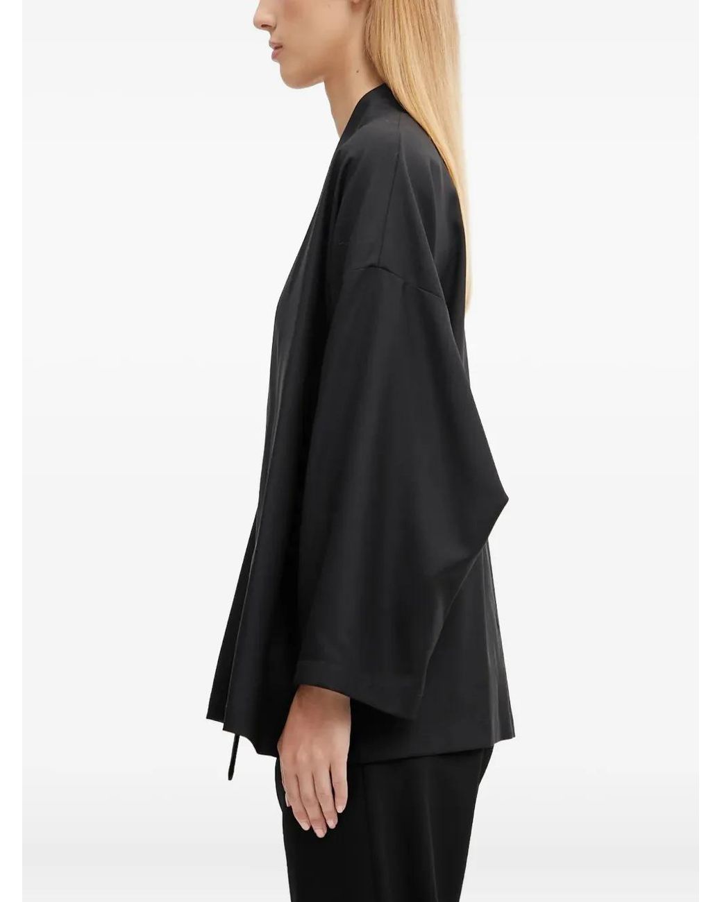 KENZO Black Tie-Waist Jacket