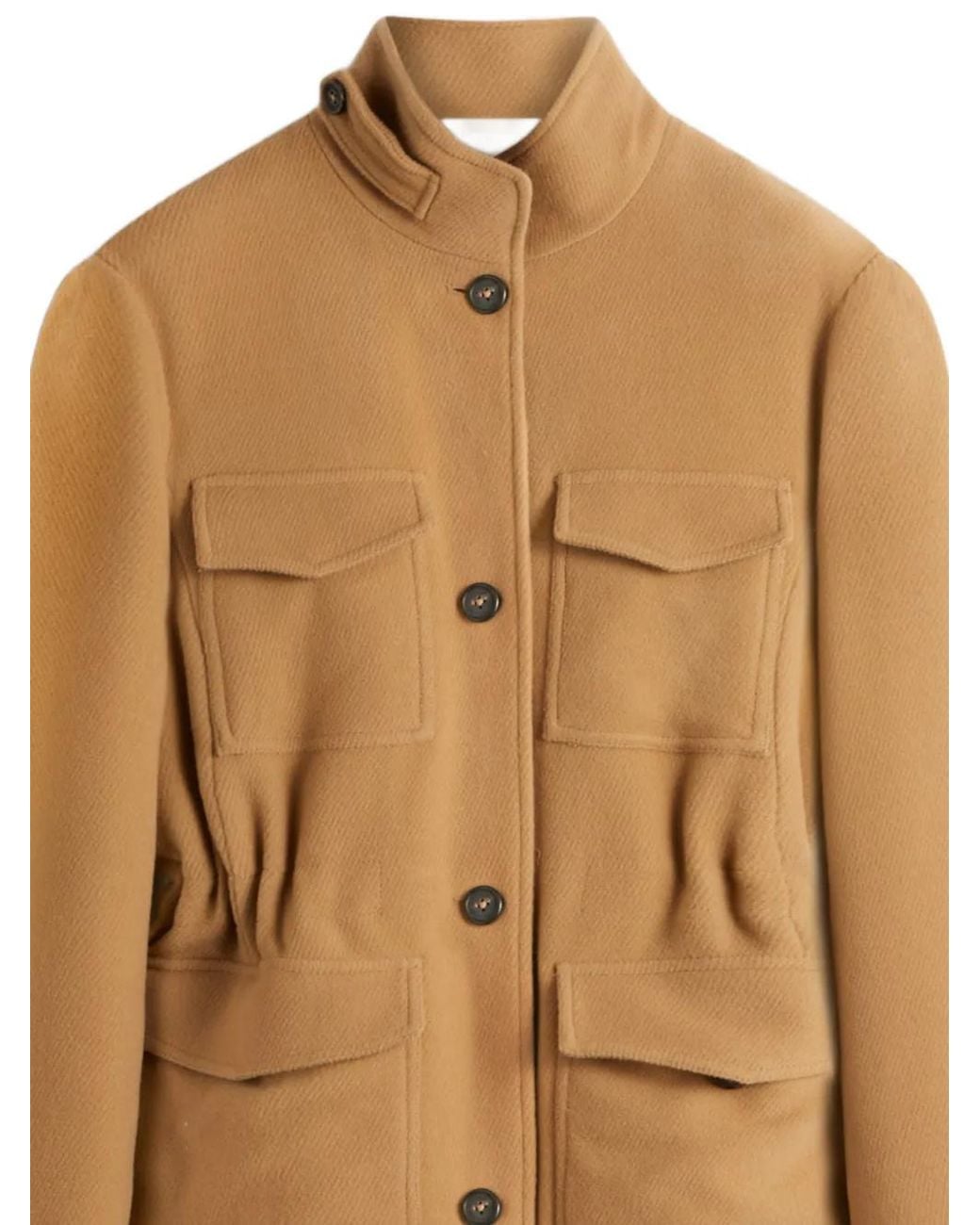 Ballantyne Brown Button-Fastening Pocketed Jacket