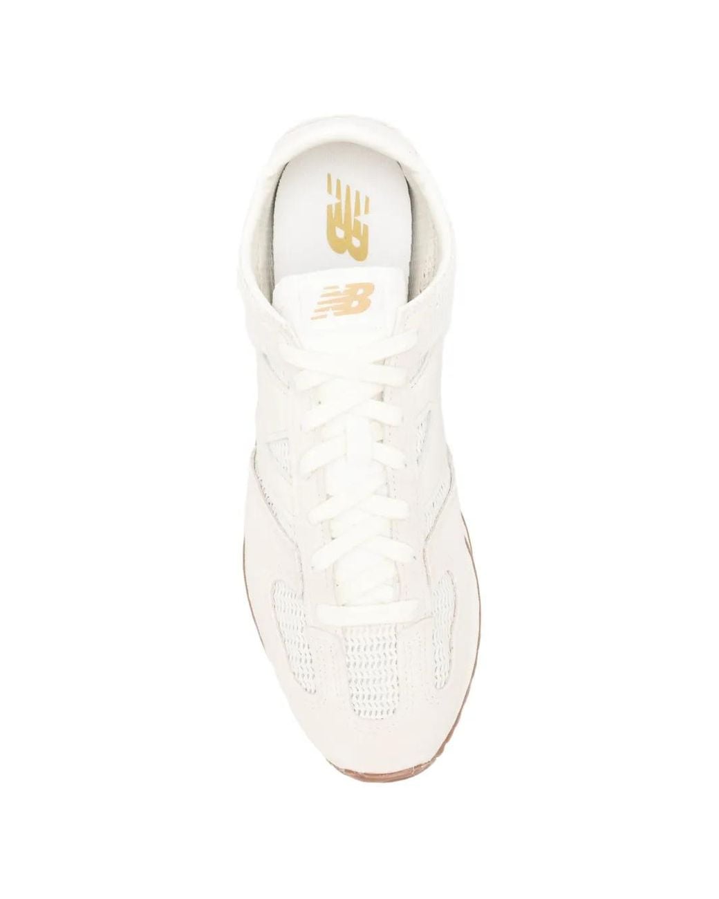 New Balance White 471 Panelled Sneakers