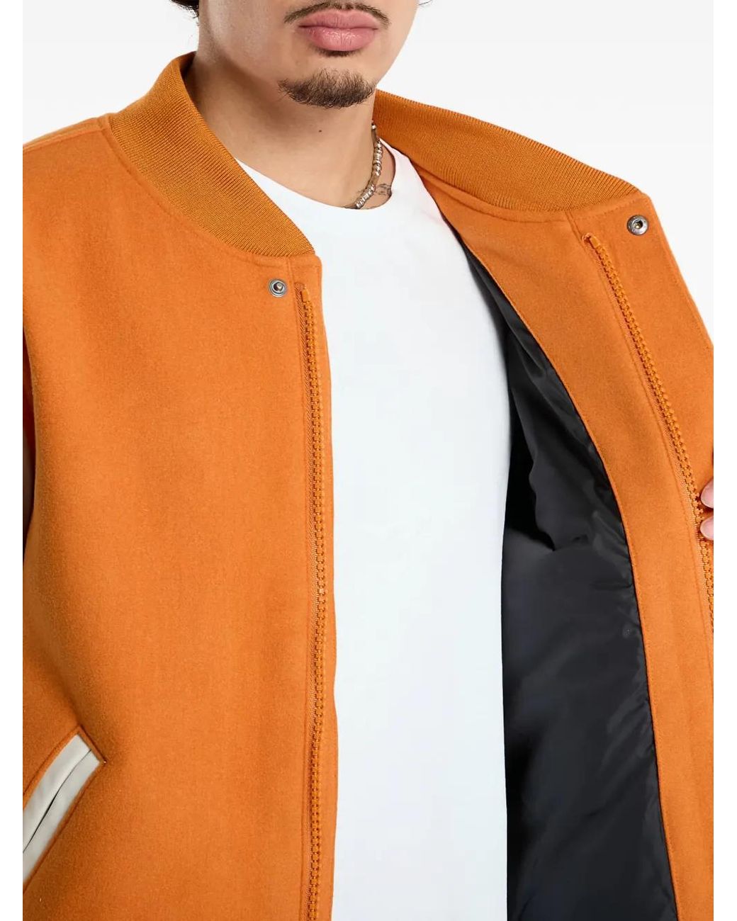 nike orange bomber jacket