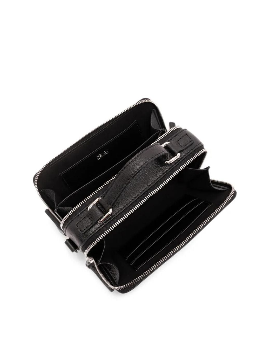 Fendi Black Leather Tote Bag for men