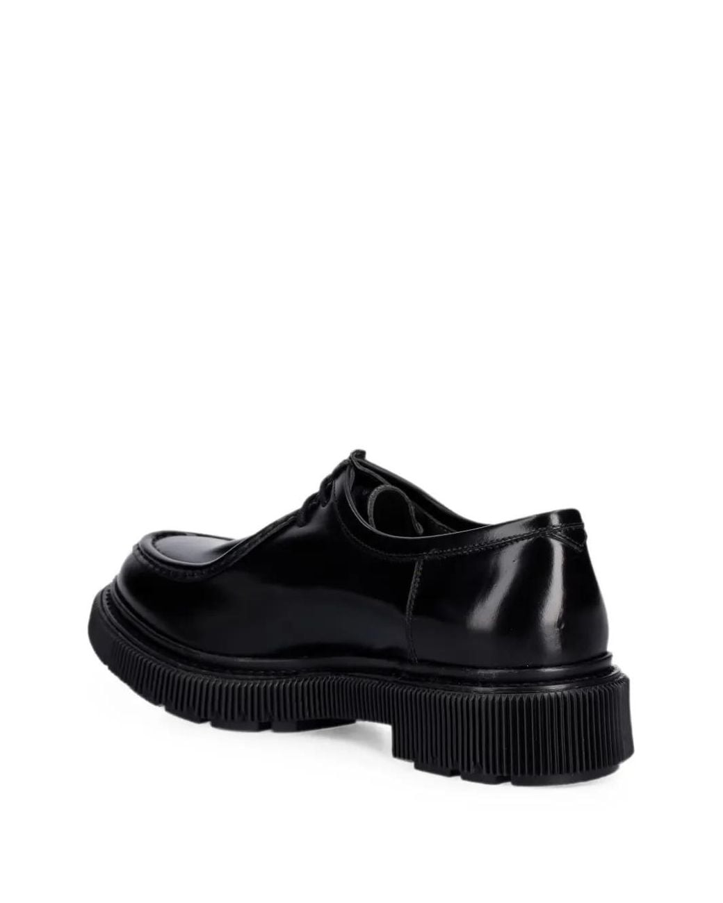 Derbies À Semelle Crantée Adieu en coloris Black