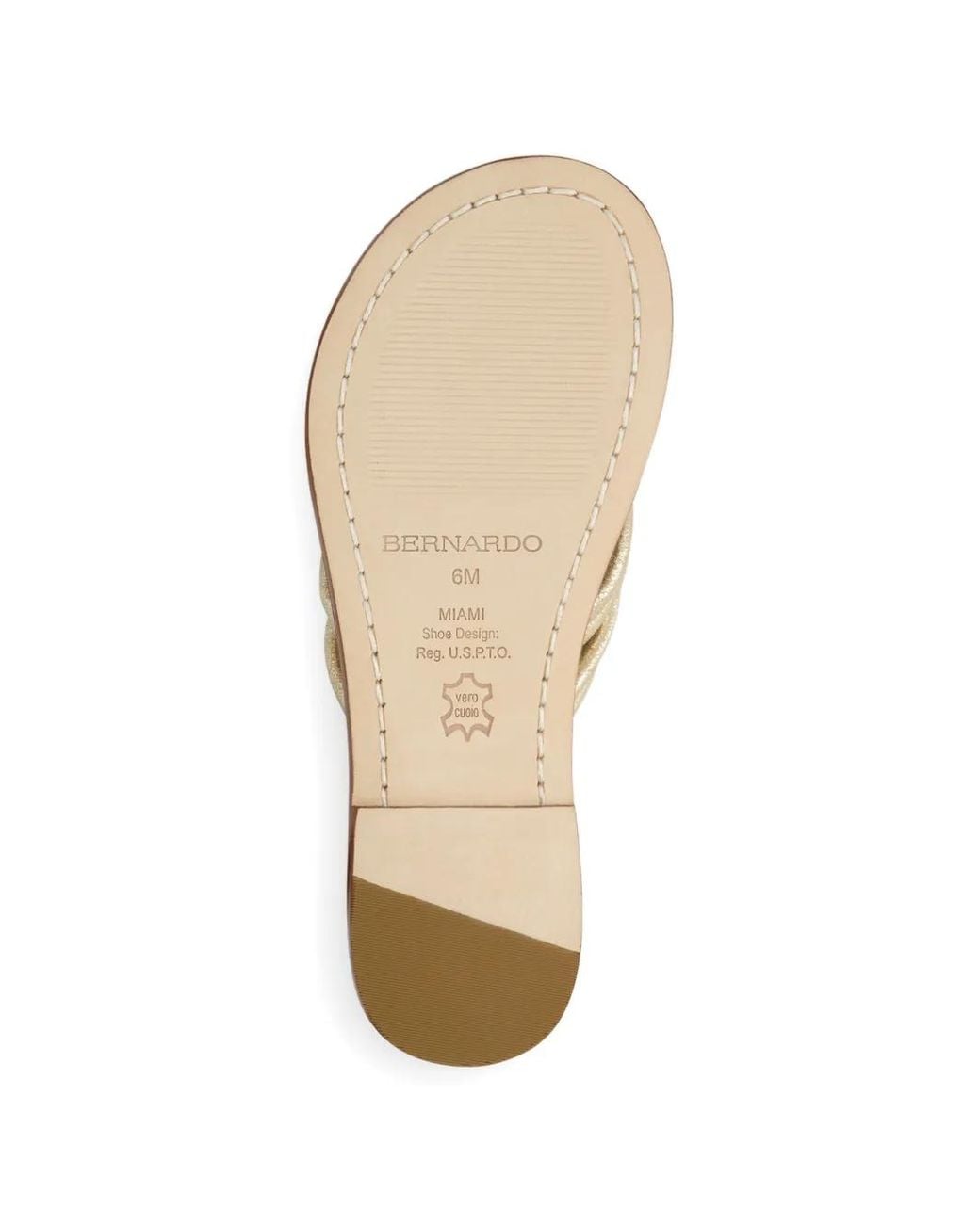 Bernardo White Miami Leather Sandals