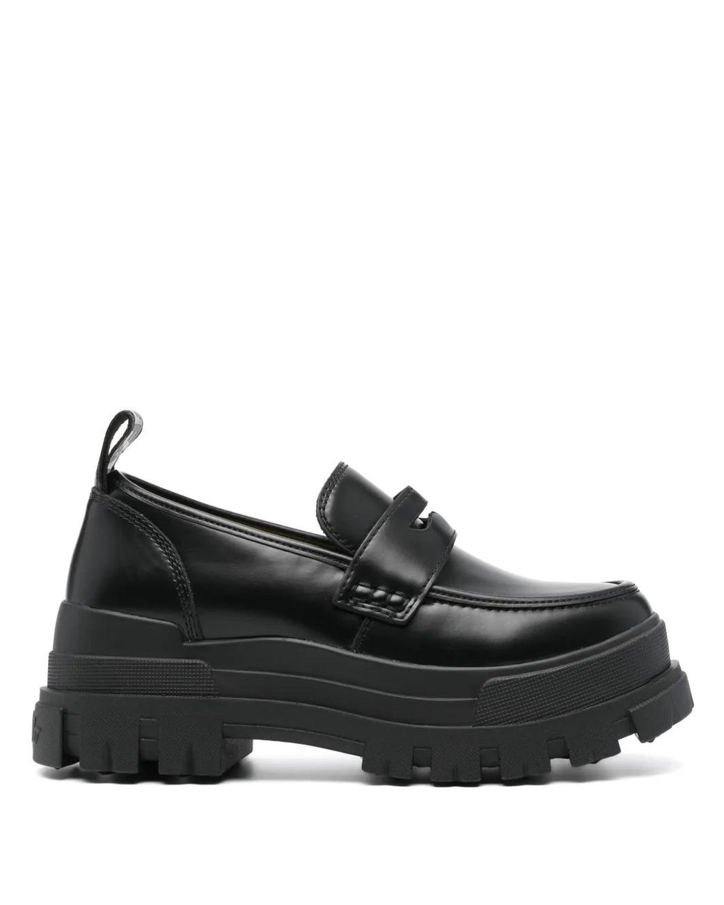 Buffalo Black Aspha Platform-Sole Loafers