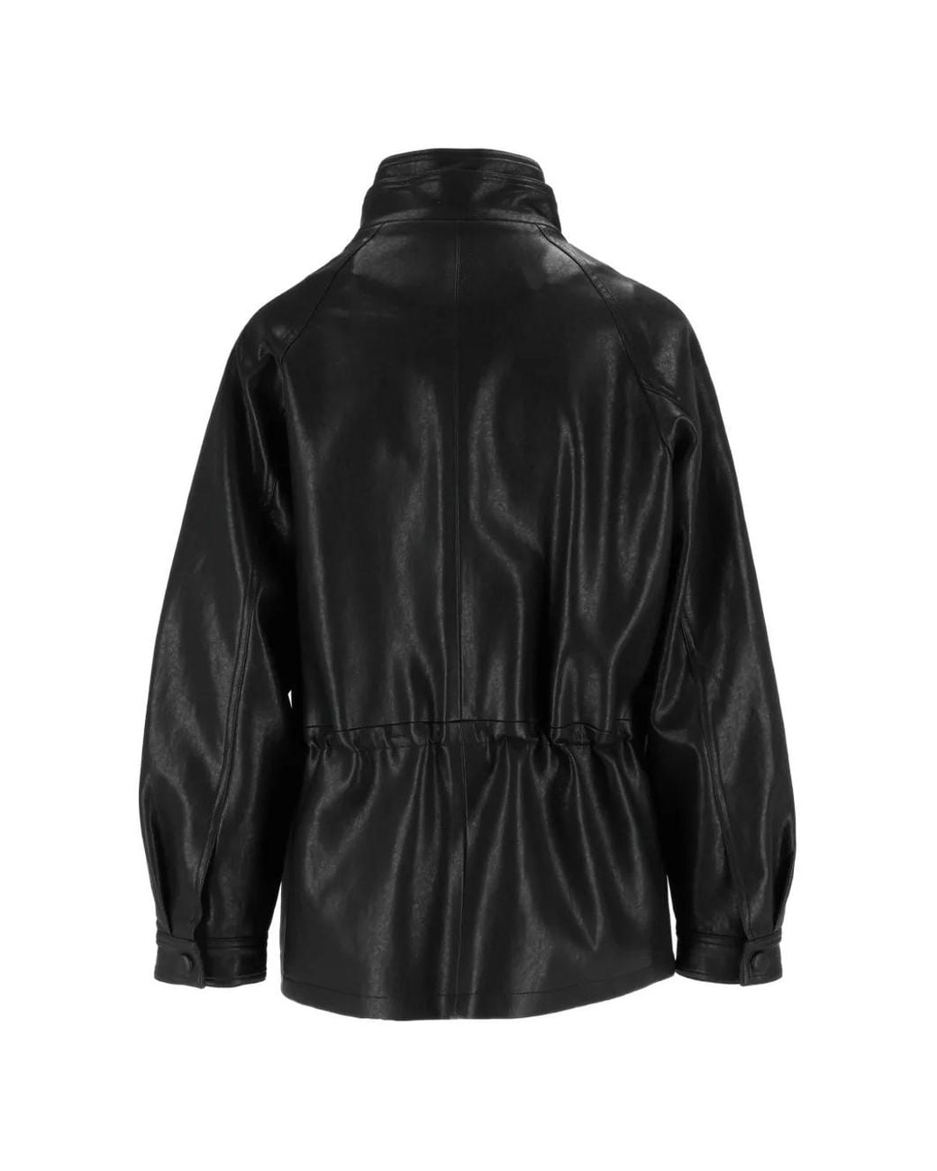 ELEH Black Double-Breasted Oversized Jacket