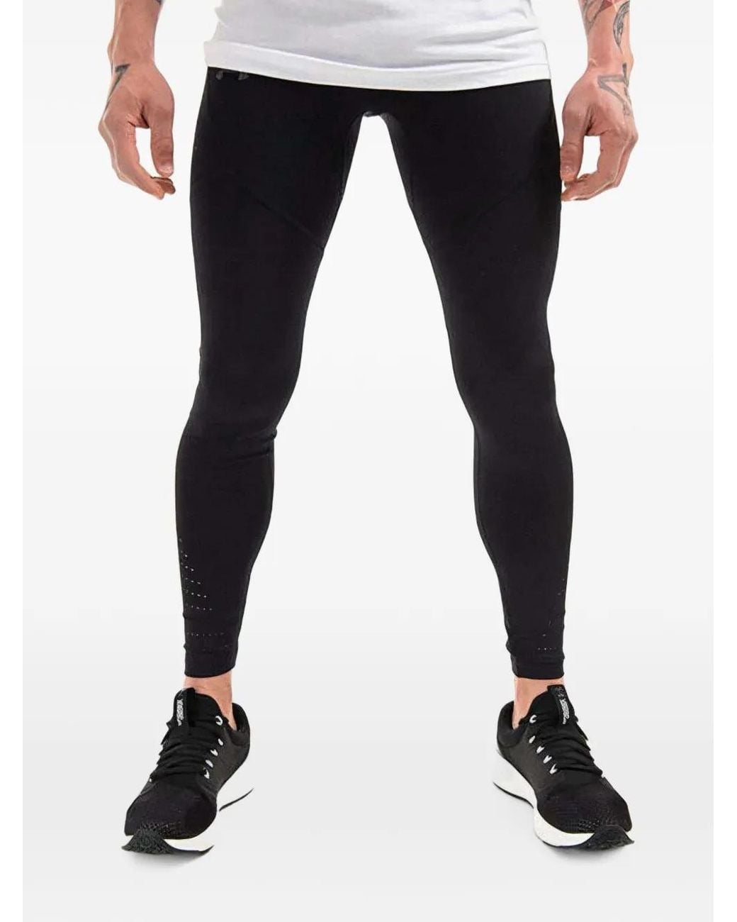Under Armour Black Speedpocket Logo-Print Perforated Trousers for men