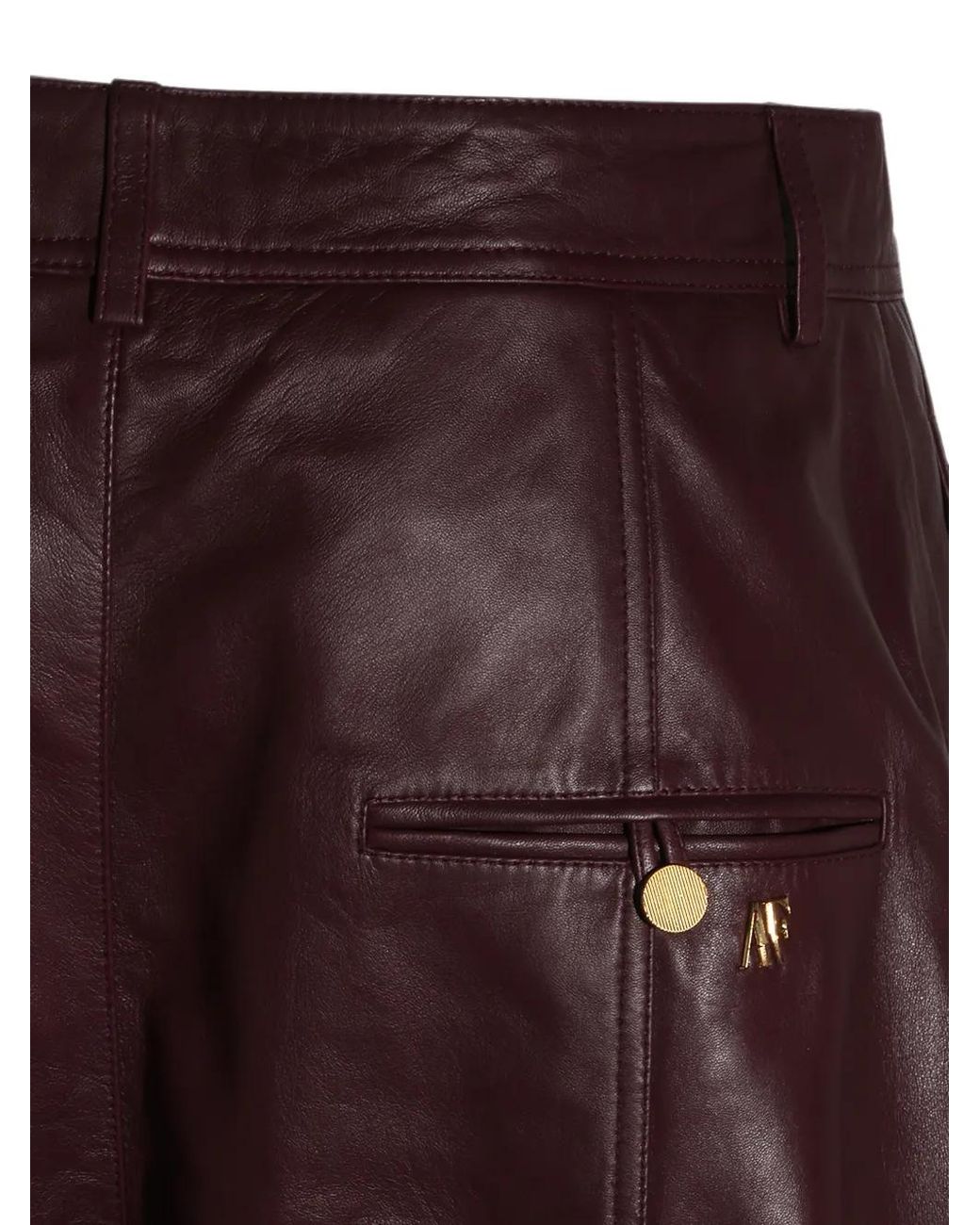 Alberta Ferretti Purple Wide-Leg Trousers