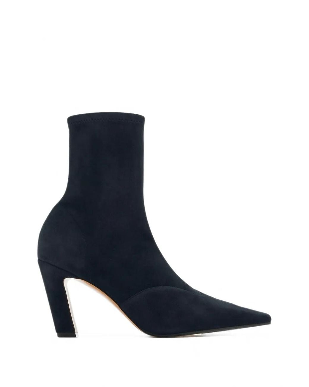 Khaite Blue Nevada Ankle Stretch Boot 85