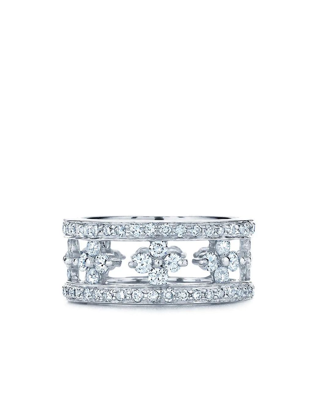 Kwiat Blue 18Kt Diamond Jasmine Eternity Ring