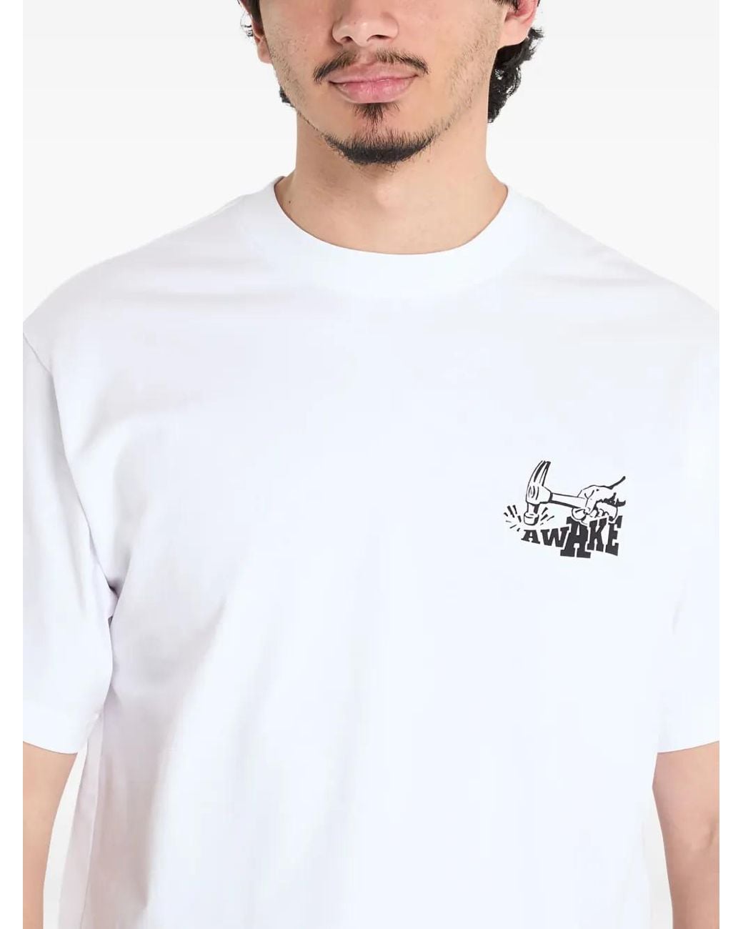 AWAKE NY White Graphic-Print T-Shirt