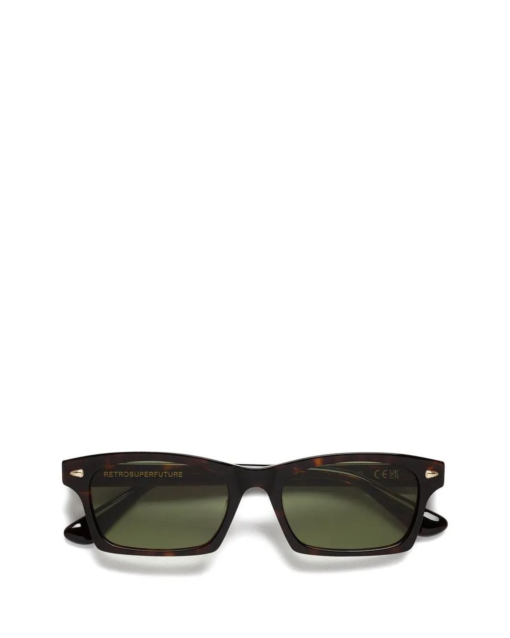 Retrosuperfuture Brown Tayo Rectangle-Frame Sunglasses