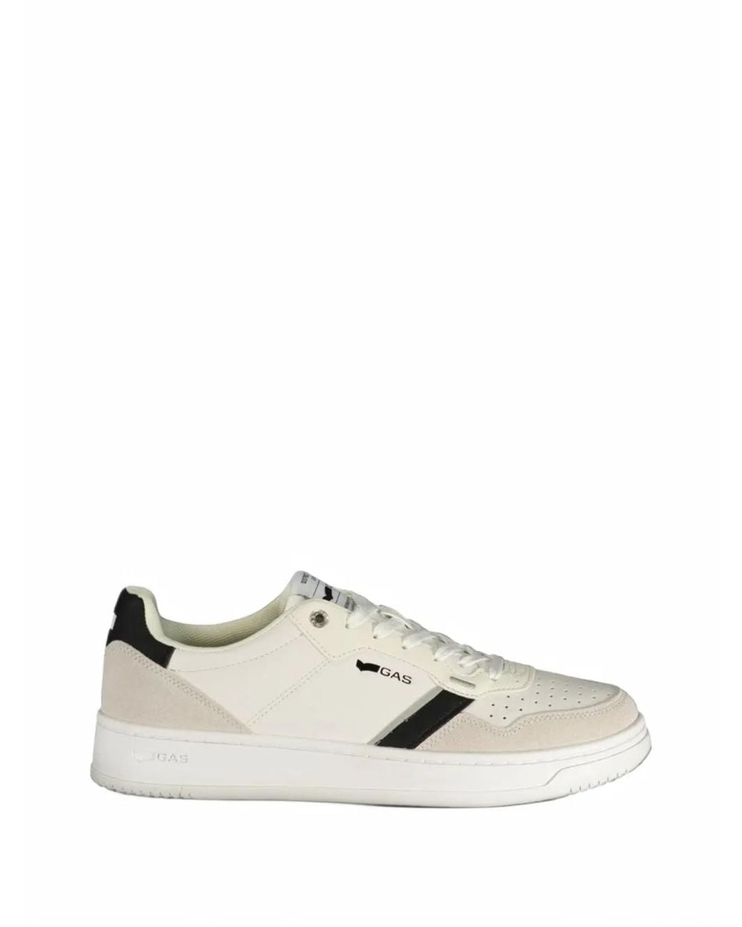 Gas White Ken Ltx Panelled Sneakers for men