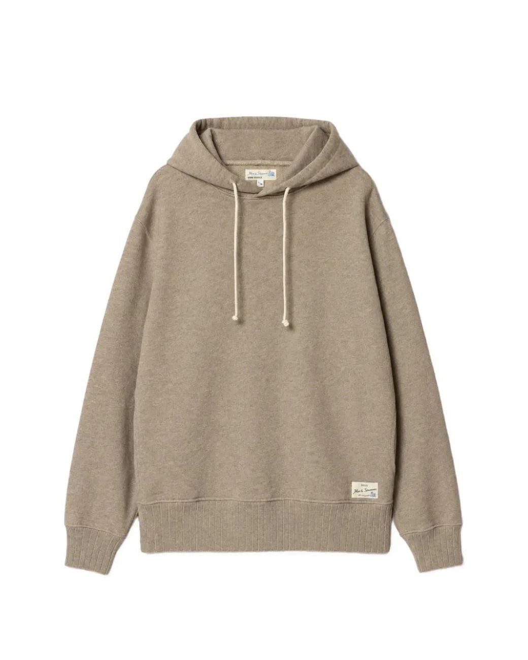 Merz B. Schwanen Natural Textured Heavyweight Hoodie for men