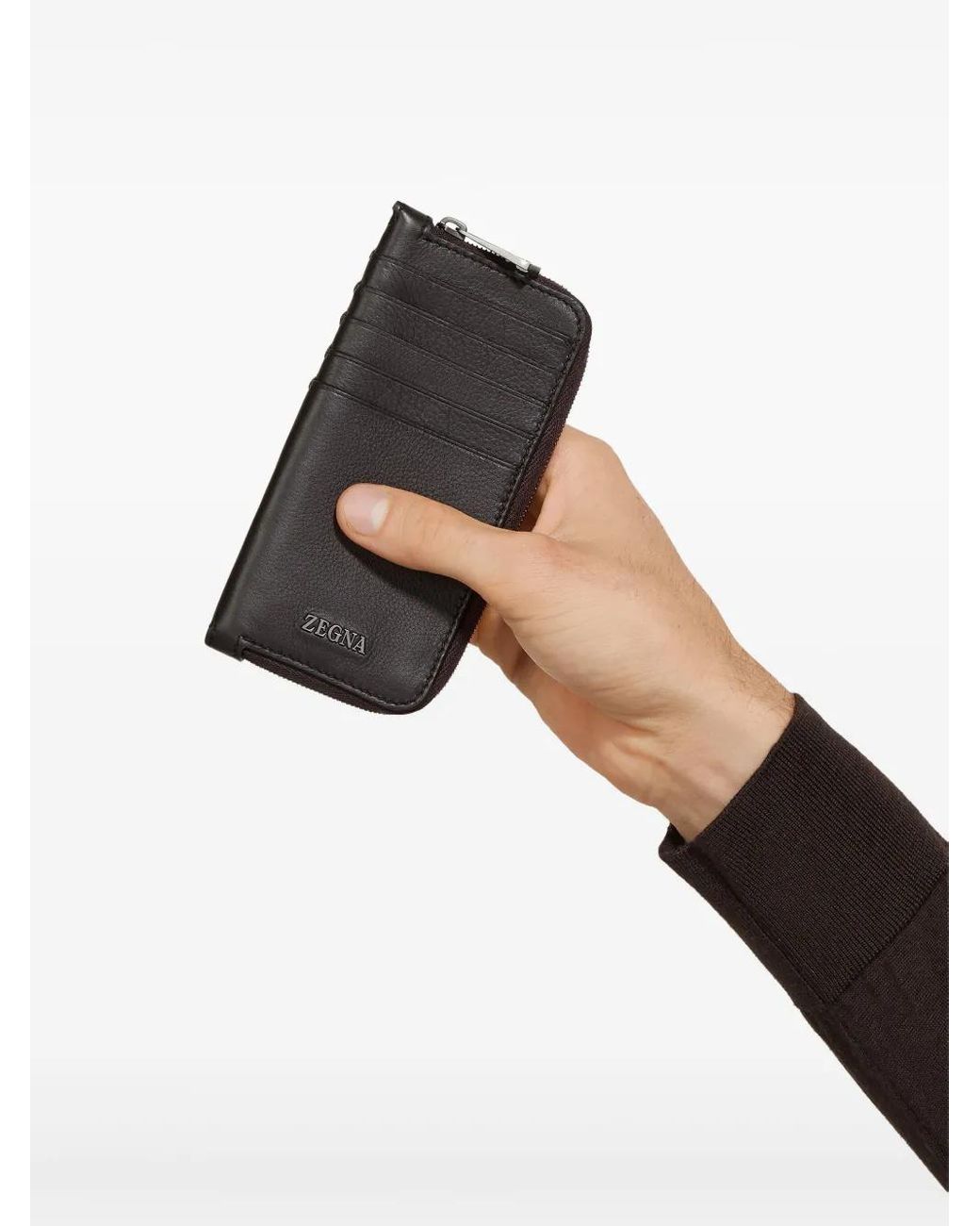 Zegna Black Secondskin Wallet for men