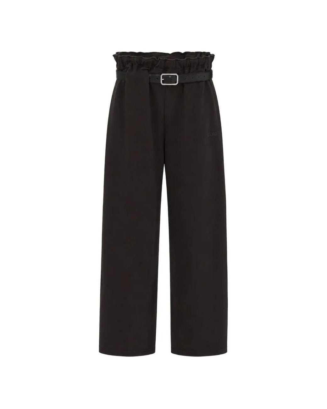 Magliano Black Pantalon Provincia Ample À Taille Ceinturée for men
