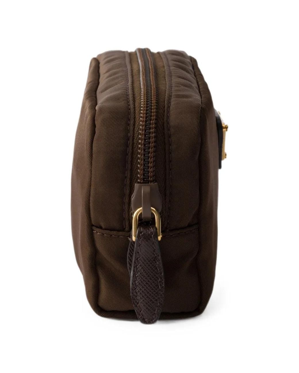 Prada Brown Micro Re-Nylon Pouch