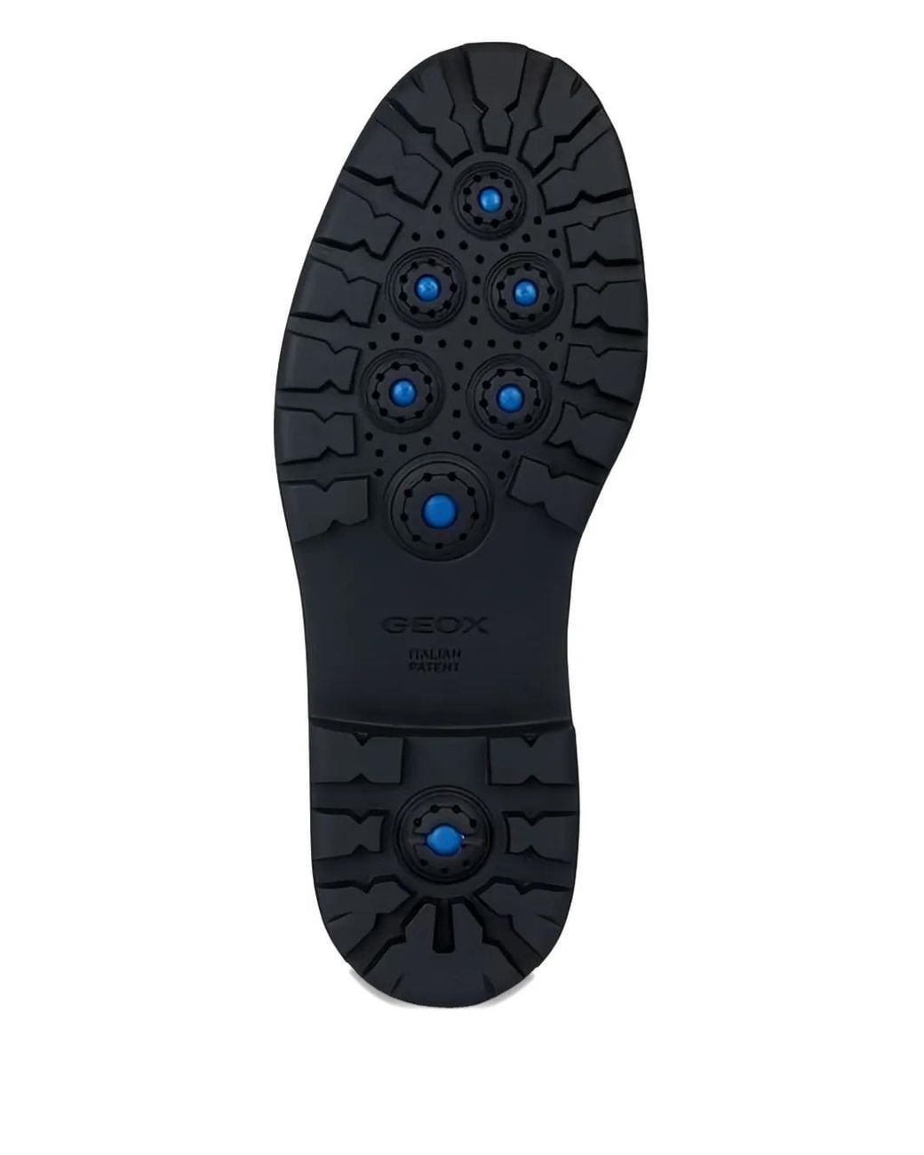 Geox Black Lace-Up Leather Boots for men