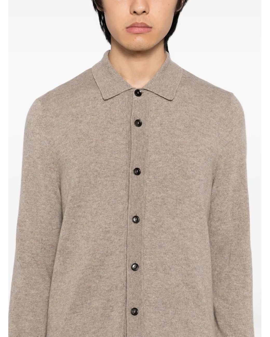 Camicia di Brioni in Natural da Uomo