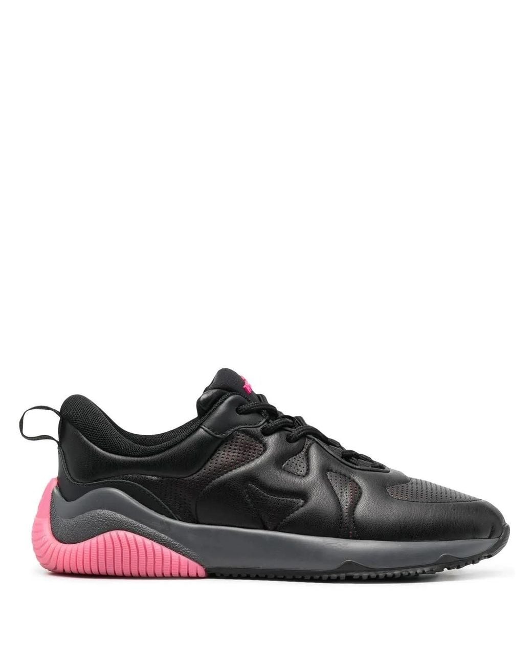 Hogan Black Perforated-Detail Sneakers