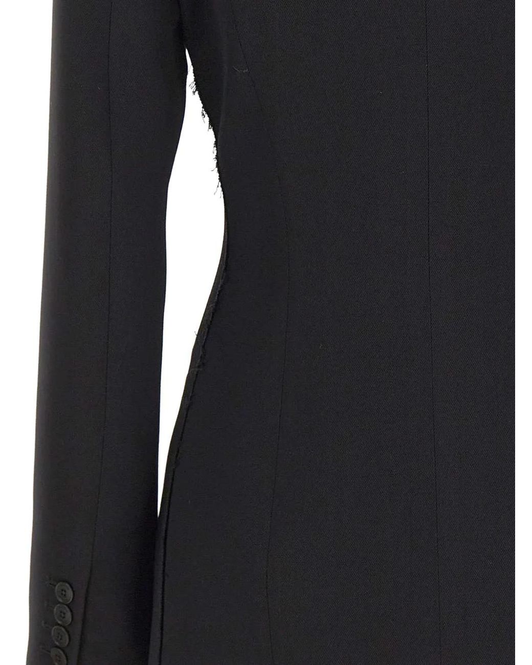 Seafarer Black Vanity Double-Breasted Blazer