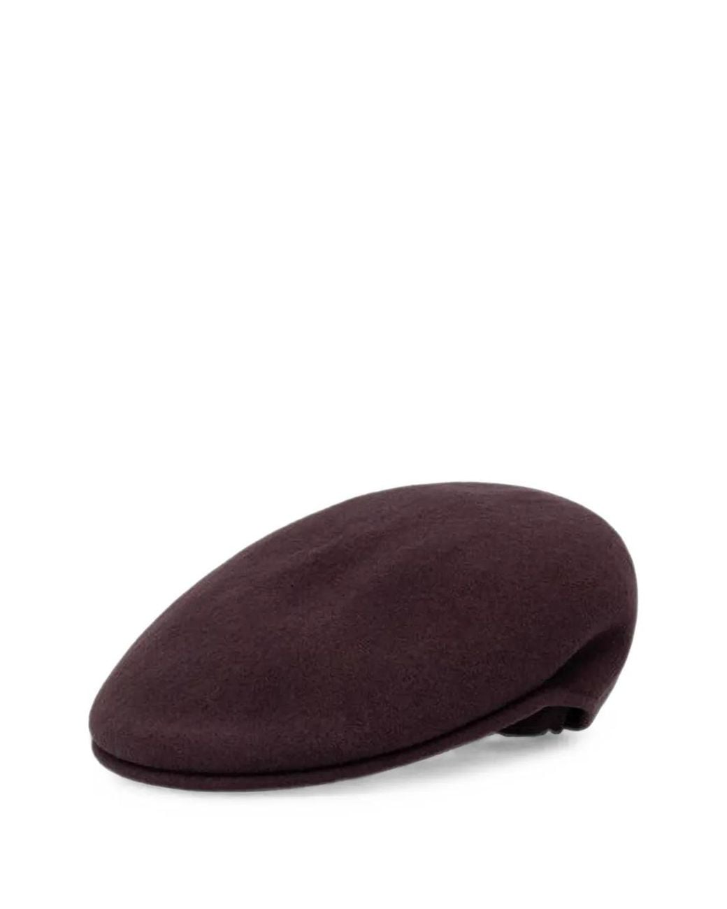 Kangol Purple 504 Logo-Embroidered Flat Cap