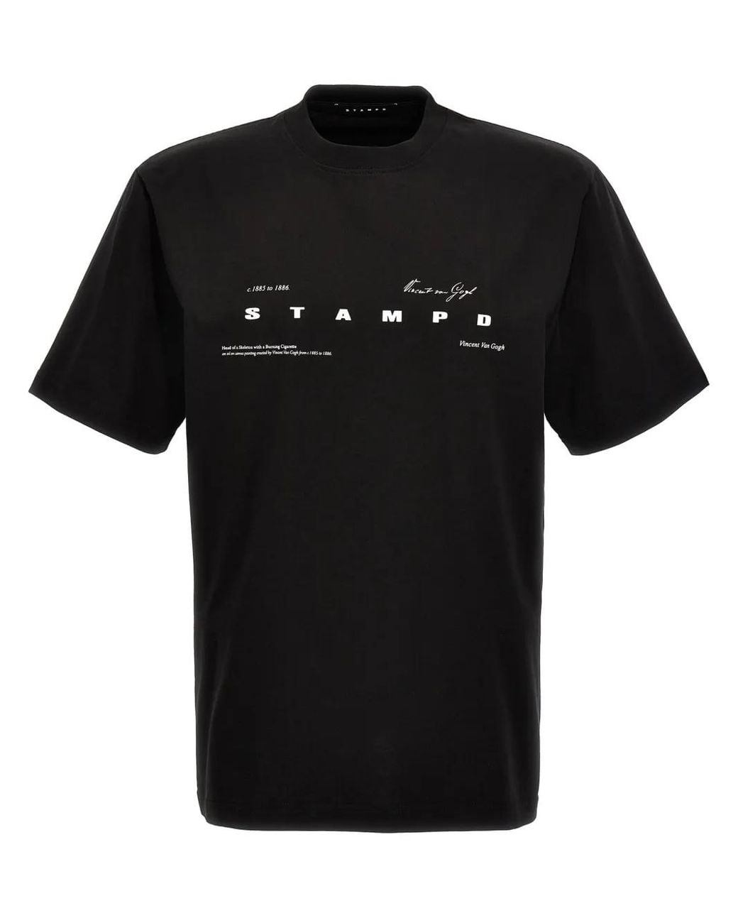 Stampd Black Van Gogh T-Shirt for men