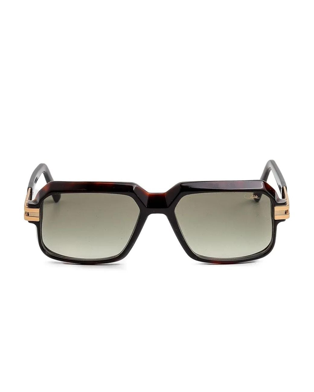 Cazal Brown Tortoiseshell Square-Frame Sunglasses for men