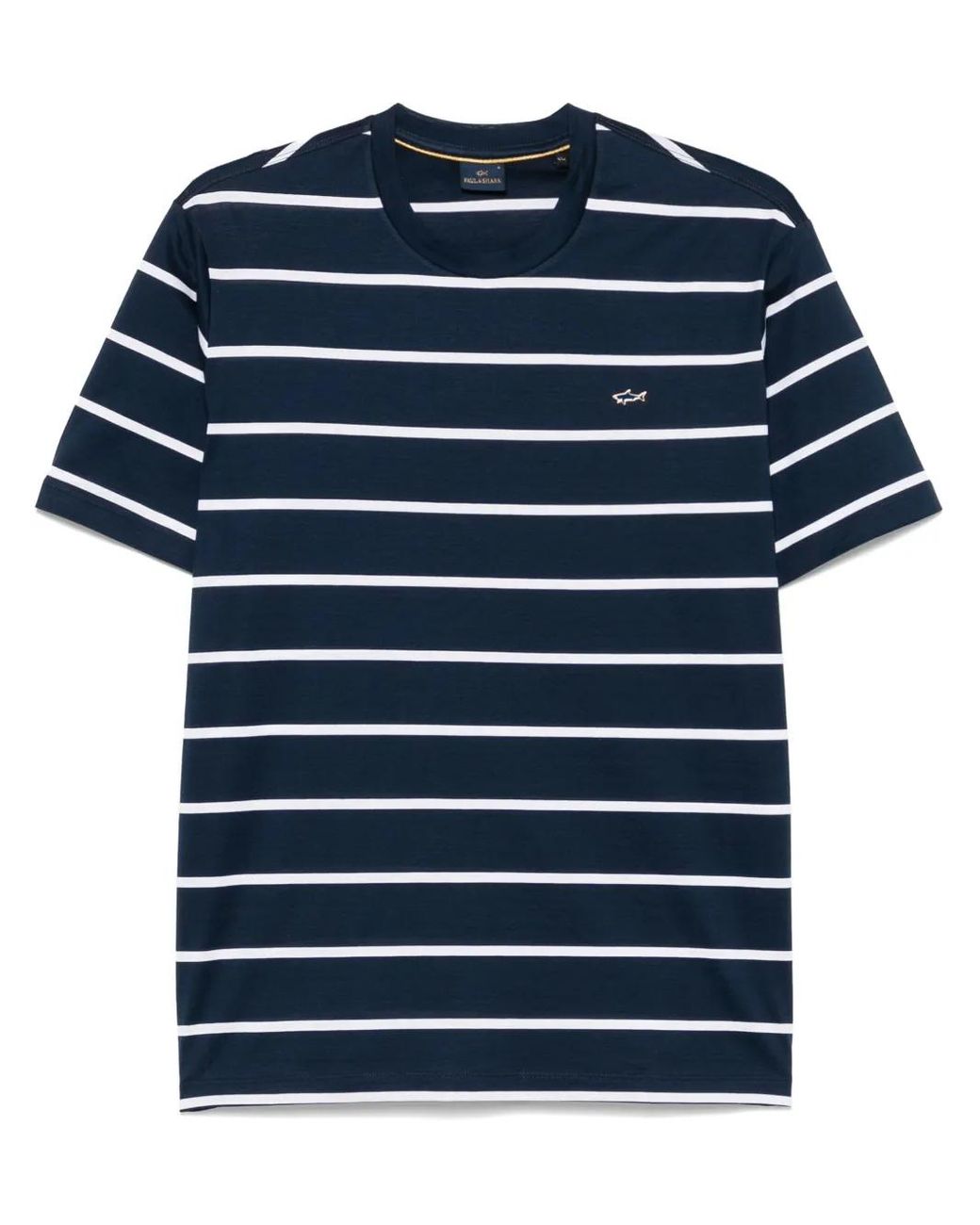 Paul & Shark Blue Striped T-Shirt for men