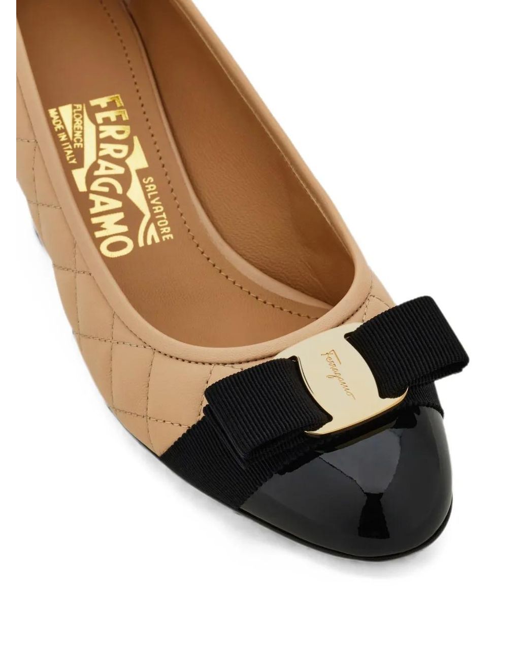 Ferragamo Pink Vara Leather Pumps