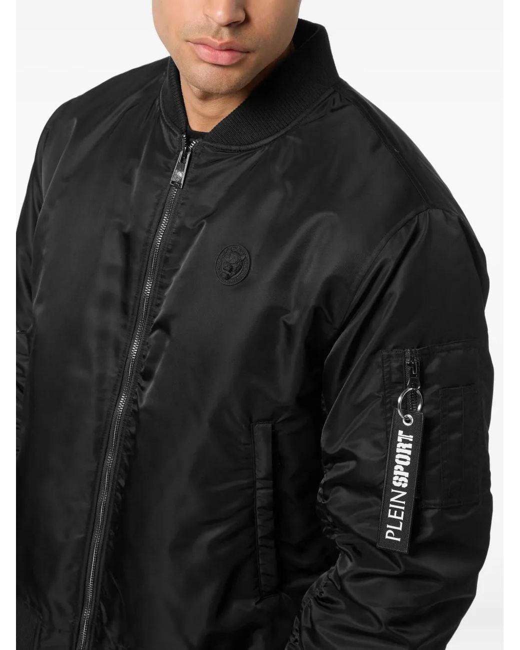 メンズ Philipp Plein ボンバージャケット Black