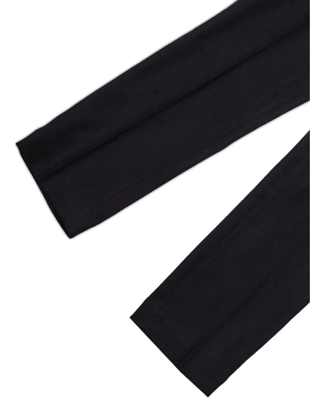 SELECTED Black Straight-Leg Trousers for men