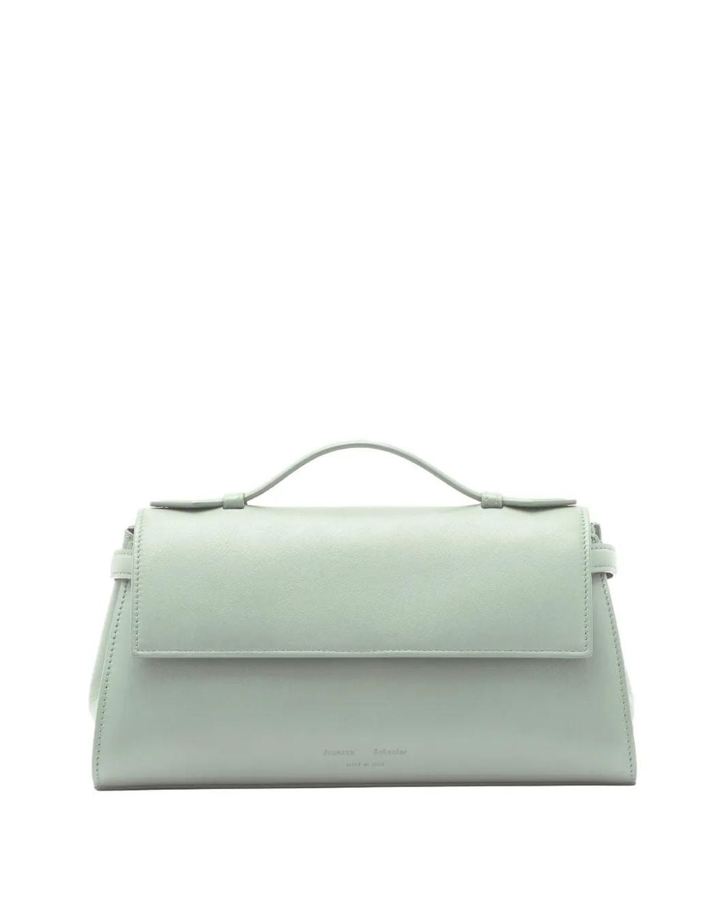 Proenza Schouler Green Tate Clutch With Strap
