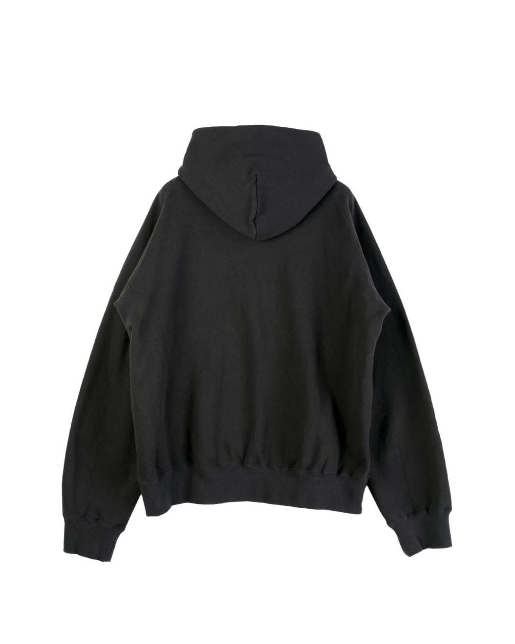 Sacai Black Logo-Patch Drawstring Hoodie