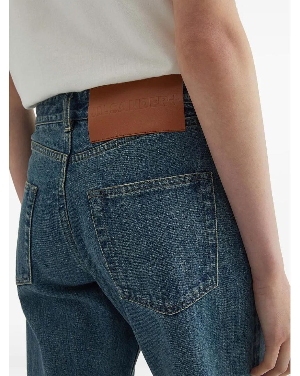 Jil Sander Blue Slim-Cut Jeans