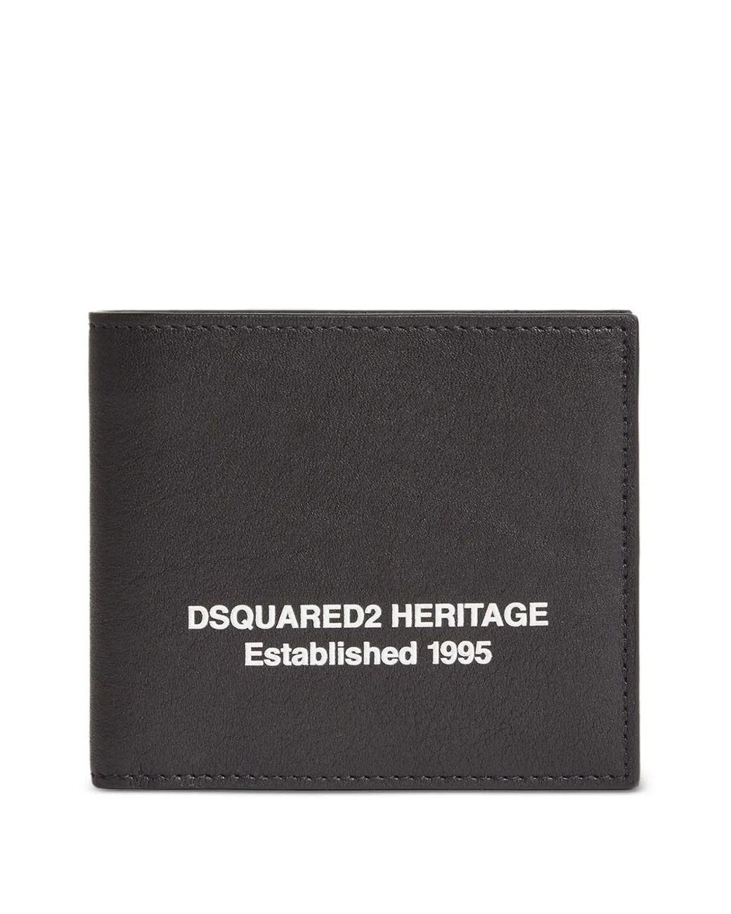 DSquared² Black Heritage Wallet for men