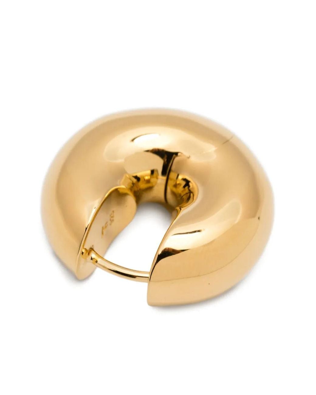 Tom Wood Metallic Sphere Hoop Earrings